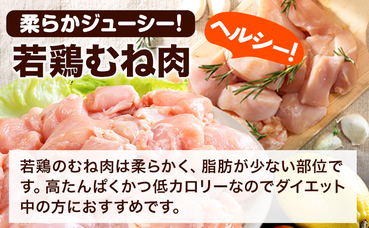 【12ヶ月定期便】うまかチキン 全パックむね肉セット(計1種類) 合計3.72kg 合計 約44.64kgお届け《お申込み月の翌月より出荷開始》冷凍 小分け 胸肉 ムネ肉 冷凍 真空 小分け