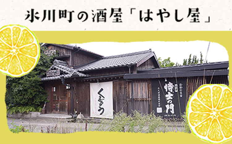 「はやし屋」の晩白柚のお酒 2本セット 《30日以内に出荷予定(土日祝除く)》 熊本県氷川町産