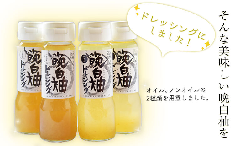 晩白柚ドレッシングセット オイル ノンオイル 各2本 《60日以内に出荷予定(土日祝除く)》熊本県氷川町産 道の駅竜北