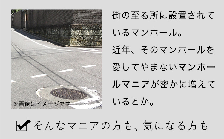 1/6スケール「マンホールレプリカ」コースターサイズ 氷川町役場建設下水道課《90日以内に出荷予定(土日祝除く)》