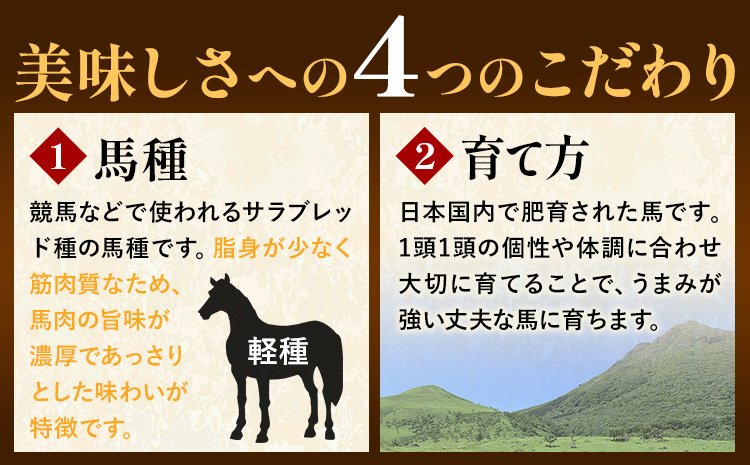 馬肉 カット済み 国産 馬刺し 約 120g 40g × 3個 道の駅竜北《60日以内に出荷予定(土日祝除く)》 熊本県 氷川町 送料無料 肉 馬肉 赤身