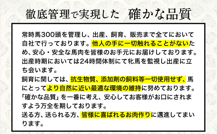 馬とろ 150g×3袋 《30日以内に出荷予定(土日祝除く)》馬刺 国産 熊本肥育 冷凍 肉 馬肉 予約 熊本県氷川町