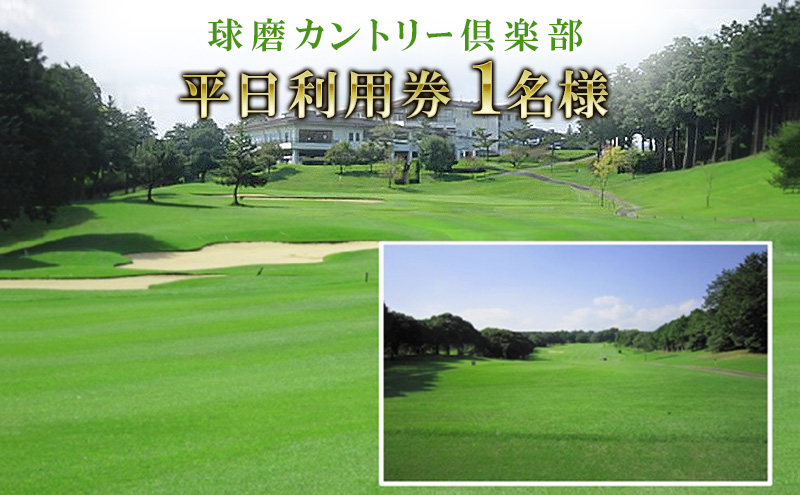 日本プロゴルフ選手権が行われた球磨カントリー倶楽部　平日利用券1名様 ゴルフ場利用権 チケット