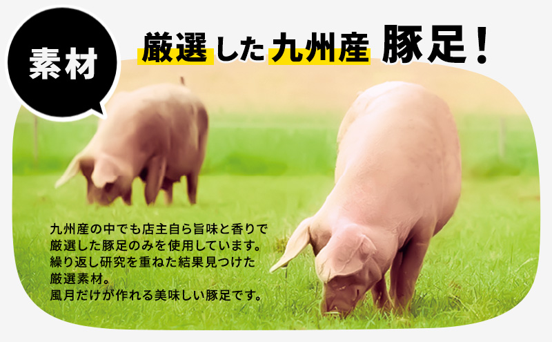 豚足 焼き豚足 10本 豚 お食事処 風月の豚足 配送不可:離島