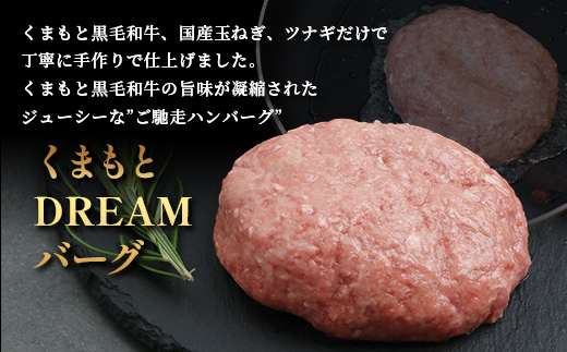 《12月終了》くまもと黒毛和牛 DREAMバーグ 100g×【20個】計 2kg 生 ハンバーグ 牛肉 100％ ブランド牛 黒毛 和牛 お弁当 熊本 上質 肉 惣菜 冷凍 小分け 熊本県