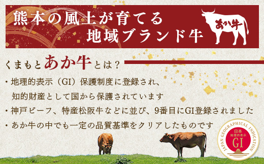 【GI認証】くまもと あか牛 肩 焼肉 用 約500g ＜約250g×2p＞ 冷凍 小分け ヘルシー あか牛 焼き肉 やき肉 肩ロース 牛肉 和牛 国産牛 赤身 073-0412