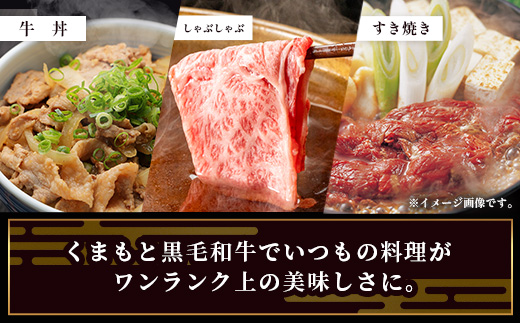 A4・A5 くまもと黒毛和牛 ロース スライス 500g 本場 熊本県 ブランド 牛 黒毛 和牛 厳選 A4以上 すき焼き すきやき スキヤキ しゃぶしゃぶ 肉 上質 熊本県 113-0513