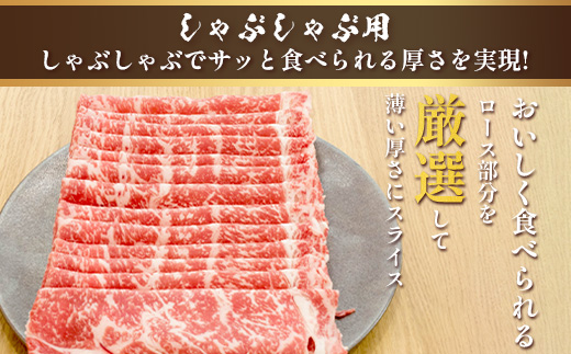 くまもとあか牛ロースセット 《 ステーキ400g(200g×2枚)・しゃぶしゃぶ用500g》計900g 熊本県 ブランド牛 肉 ヘルシー 赤身 牛肉