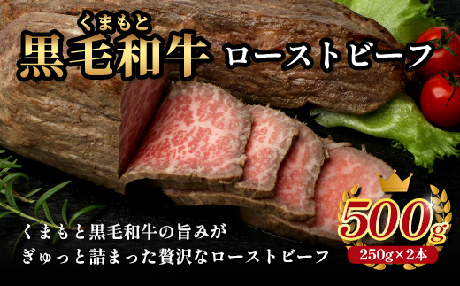 くまもと黒毛和牛 《 クリスマス セット 》ローストビーフ 500g ・ DREAMバーグ 150g×5パック ※12月20・21日限定発送※ 黒毛 和牛 100％ ハンバーグ ごちそう ロースト ビーフ クリスマス X'mas 