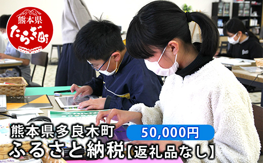 熊本県多良木町への寄附（返礼品はありません）【 ふるさと納税 熊本県 多良木町 応援 寄附 】028-0344-50