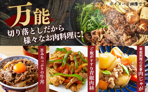 【年末発送】GI認証 くまもとあか牛 切り落とし 約800g (約400g×2p)  ※12月23日限定発送※ 年内発送 年末 配送 冷凍 牛肉 ヘルシー あか牛 和牛 国産牛 073-0408-R712