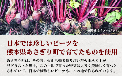 熊本県産 ビーツ の粉末セット (粗粉末100g×1袋・微粉末100g×1袋) あさぎり農園 スーパーフード 栄養豊富 美容 健康 115-0603