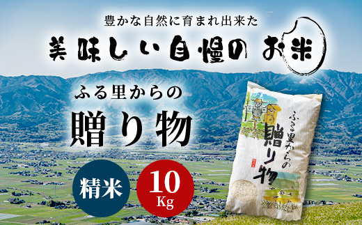 令和6年産 精米 「ふる里からの贈り物」10kg 国内産 ひのひかり ヒノヒカリ 未検査米 ブレンド米 白米 お米 熊本県 多良木町 036-0178