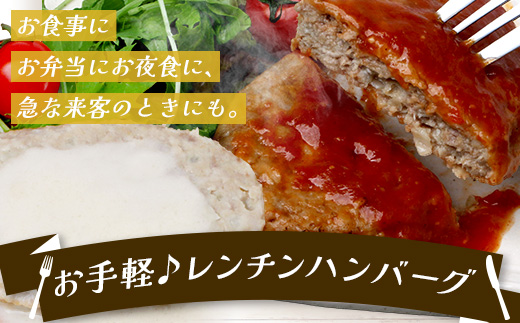 温めるだけ！ レンチン バーグ ≪トマトソース・ホワイトソース≫ 合計10個 ハンバーグ 湯煎 レンジ 簡単 大容量 レトルト ハンバーグ トマト ホワイト 2種 セット 温めるだけ 簡単 冷凍 レンジ 湯せん 個包装 067-0706
