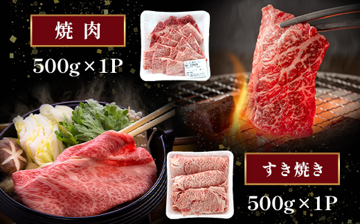 《R8.2・3月発送 限定 増量 》A4・A5 くまもと黒毛和牛 ロース セット 計 1kg ( すき焼き / 焼肉 各500g ) 本場 熊本県 ブランド 牛 黒毛 和牛 厳選 A4 A5 大容量 1キロ 肉 上質 熊本県 113-0533