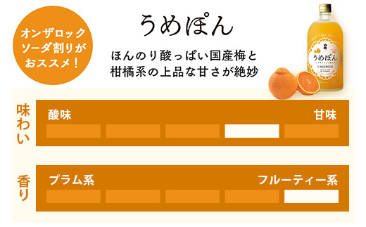 白岳 うめぽん 梅酒 10度 720ml ×6本セット 計4.32L 【 はくたけ 白岳 うめぽん 梅酒 お酒 酒 焼酎 】 018-0215