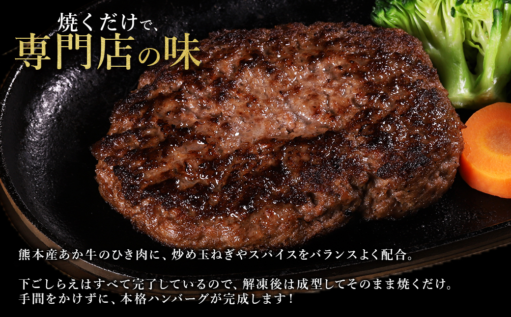 【ふるさと納税】 熊本産 あか牛 ハンバーグベース 1kg 生ハンバーグ ハンバーグベース ハンバーグのタネ 冷凍 国産牛 赤身 アレンジ自在 おかず 熊本県 水上村