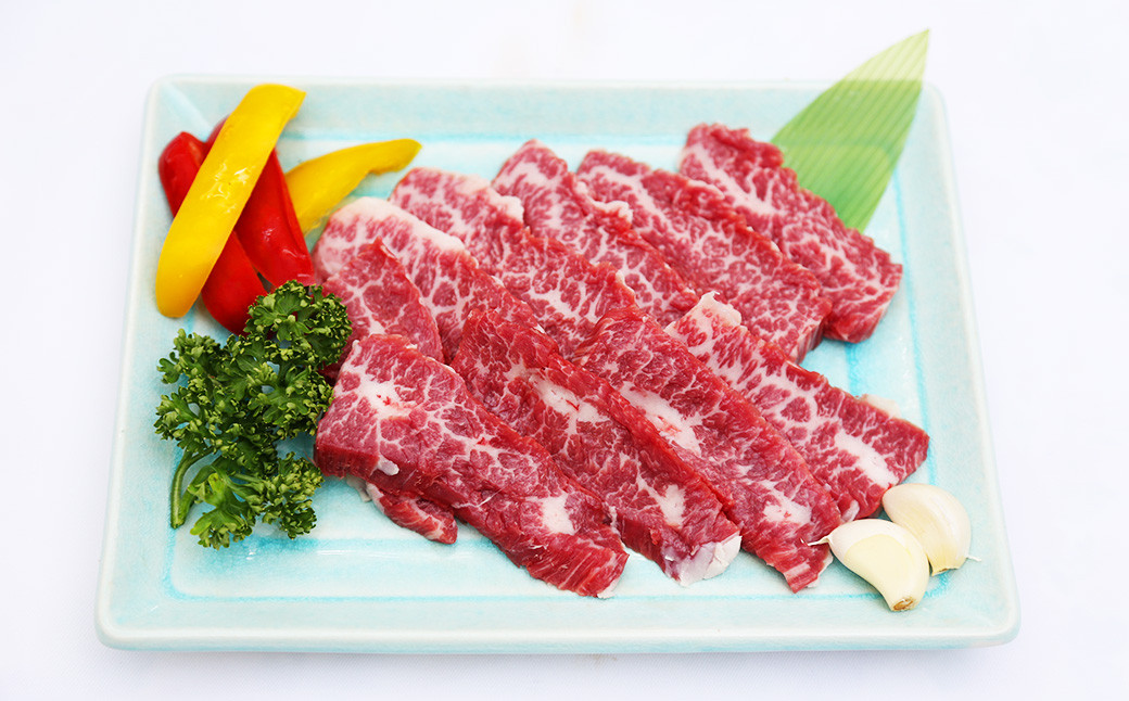 熊本赤牛カルビ焼き肉用 約400g