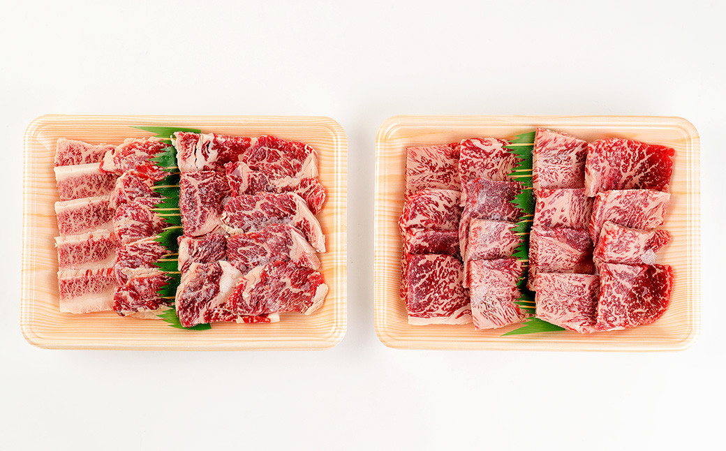 くまもと黒毛和牛 焼肉セット 700g(カルビ・ロース:350g×各1パック)