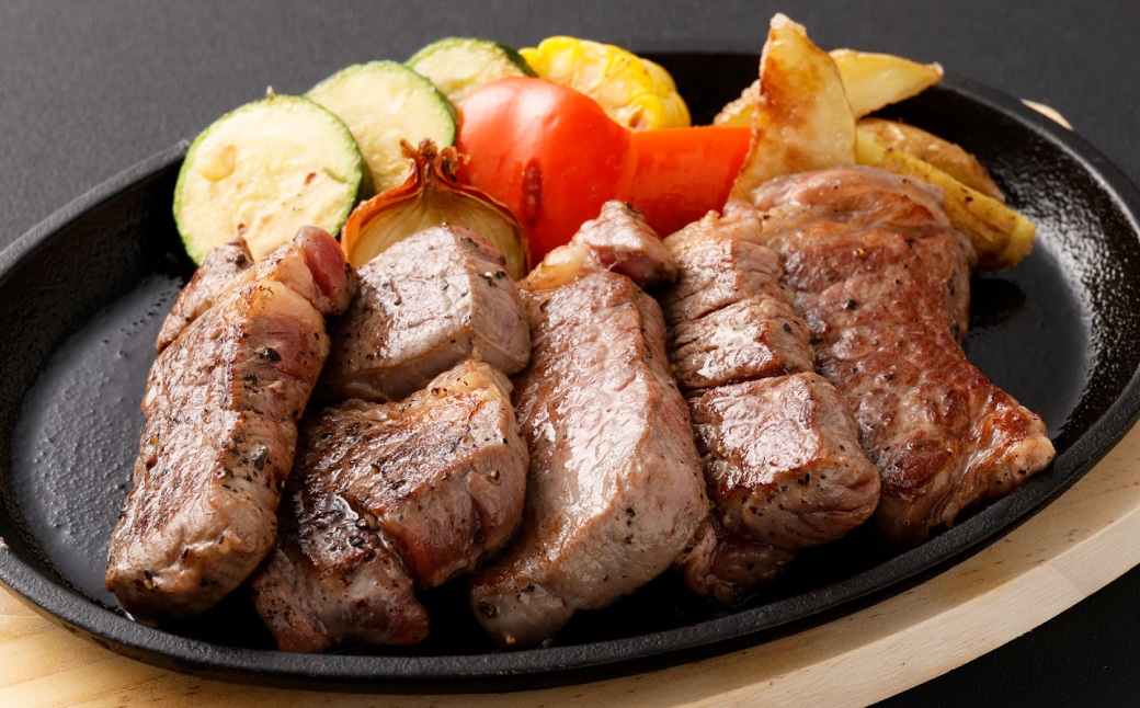 【訳あり】 厚切り 牛ザブトン （肩ロース） ステーキ 500g×4パック 計：2.0kg ／ 牛肉 お肉 肉 霜降り 特製塩ダレ 熊本県 水上村 冷凍