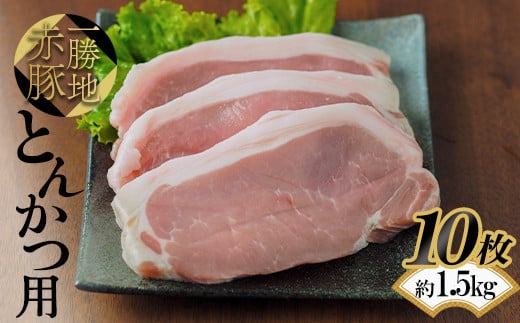 一勝地赤豚 とんかつ用 10枚（約1.5kg） FKP9-525