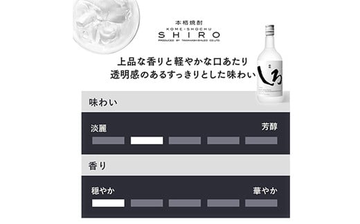 高橋酒造　本格米焼酎「白岳しろ」720ml　6本セット