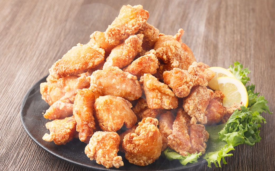 【定期便3回】 【訳あり】 くまから本舗の国産鶏から揚げ 200g×5パック 計3kg 唐揚げ から揚げ からあげ 鶏から揚げ 醤油味 冷凍