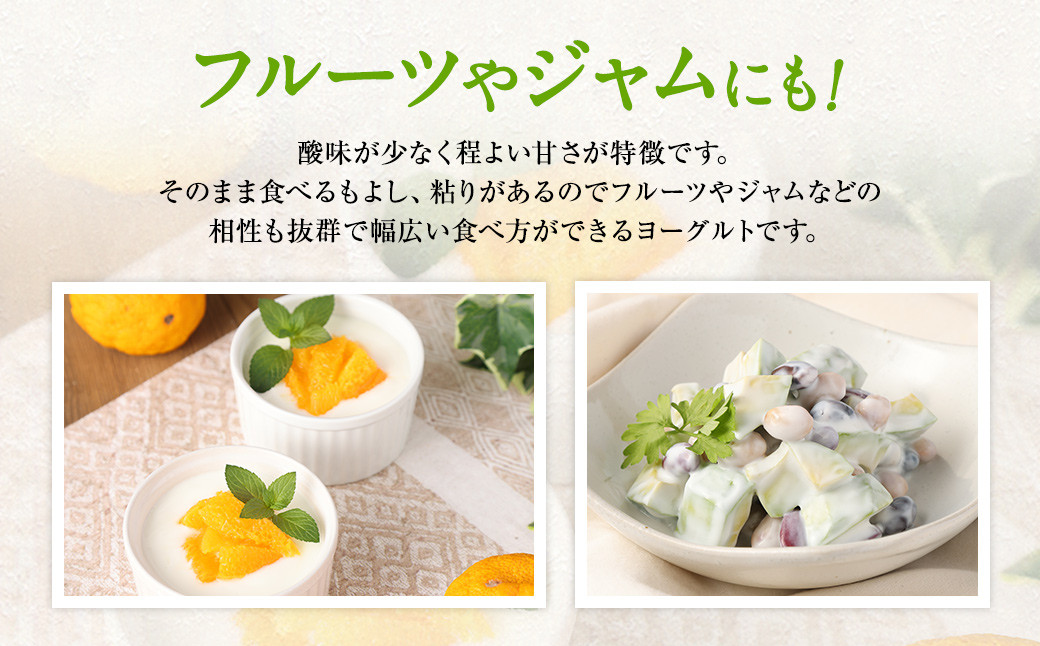 とろ〜り食感!!球磨の恵みヨーグルト 砂糖不使用タイプ 1kg×3パック