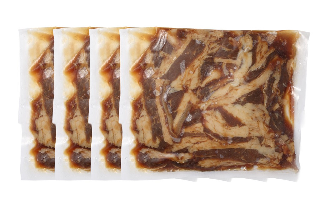 【訳あり】 プルコギ風 牛肉 味付け 500g×4パック 計約2kg 牛肉 お肉 赤身 カルビ 