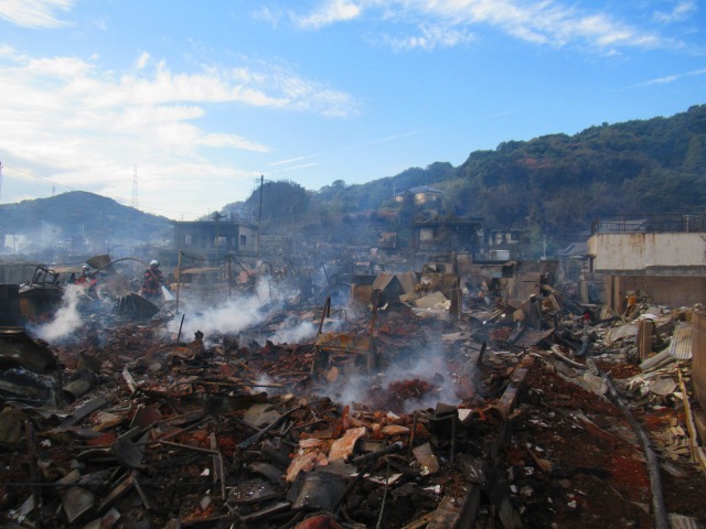 令和7年大分市佐賀関地域大規模火災