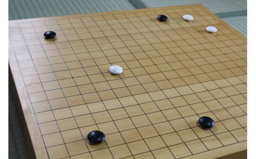 本榧二寸卓上碁盤一枚板（板目）