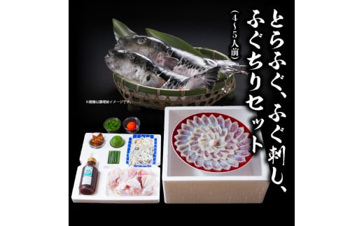 ふく亭　本店　とらふぐ　ふぐ刺し　ふぐちりセット（4〜5人前）