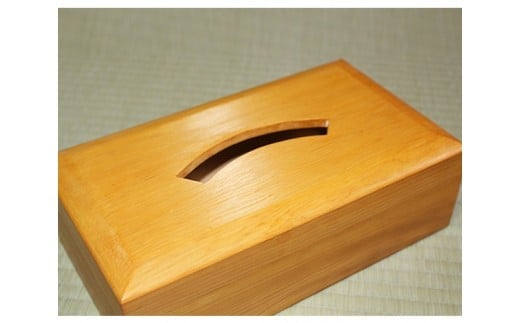 ティッシュ用化粧箱（榧の木）