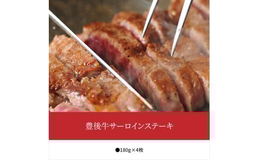 豊後牛サーロインステーキ約720g(180g×4枚)