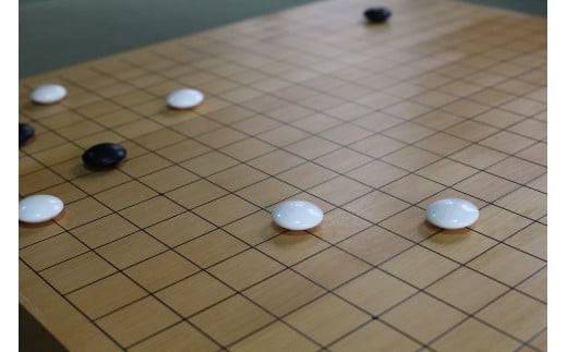 本榧二寸卓上碁盤一枚板（板目）