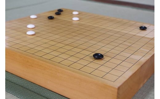 本榧二寸卓上碁盤一枚板（板目）