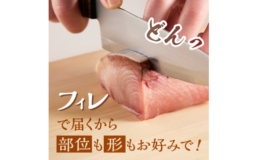 関ぶりのフィレ（カマ付）　約1.5kg