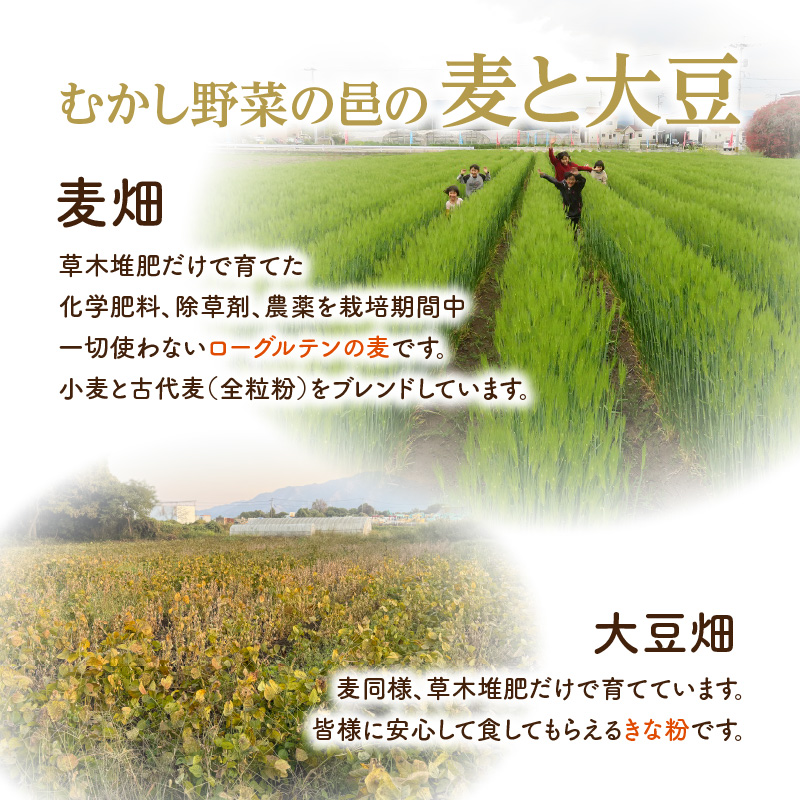 むかし野菜の邑　大分市産直　自然栽培の野菜セット