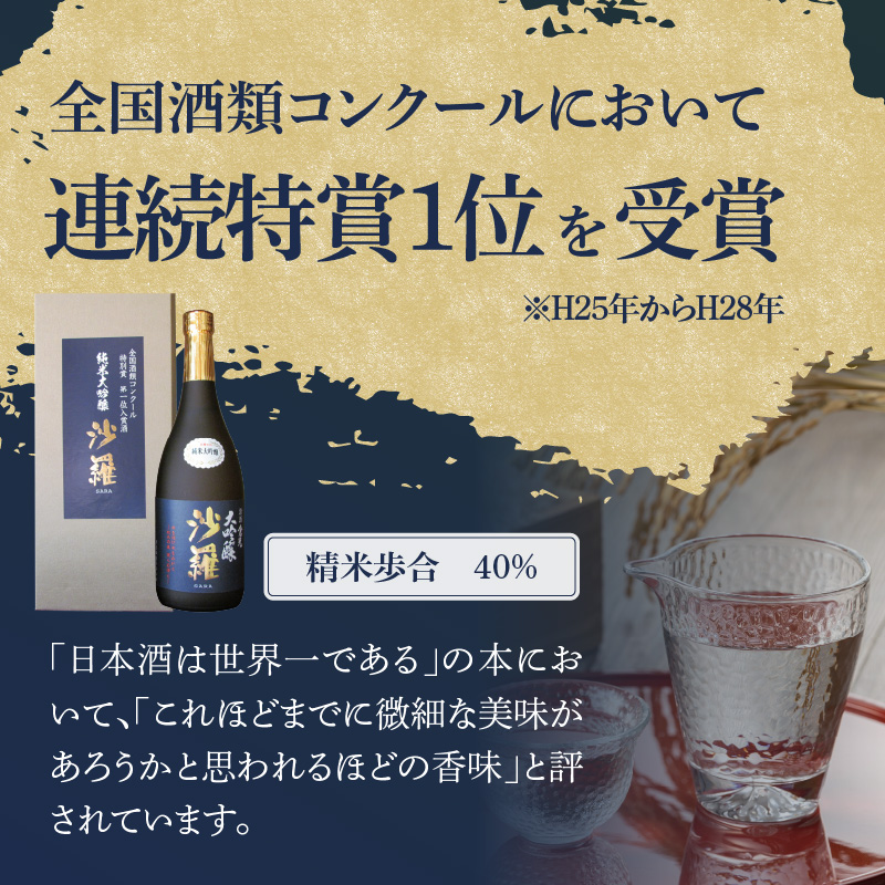 沙羅　純米大吟醸（720ml）
