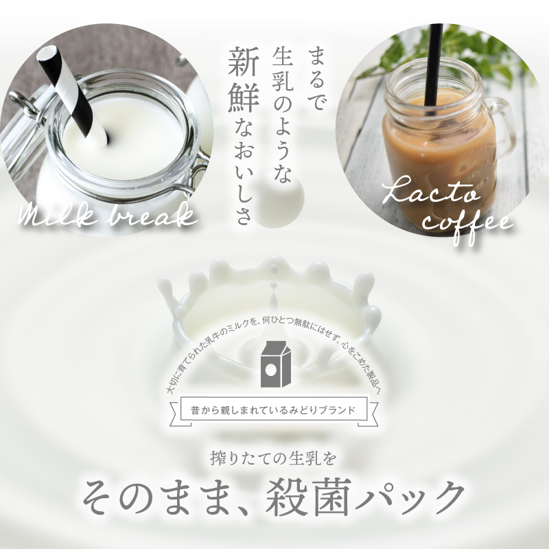 みどり牛乳とみどりコーヒーセット