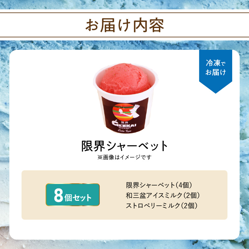 限界シャーベット　8個セット
