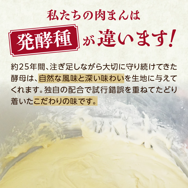 自家製天然酵母　手づくり肉まんセット