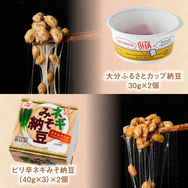 大分のふるさと納豆 食べ比べ8種類セット