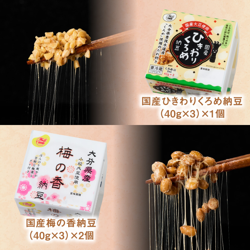 大分のふるさと納豆 食べ比べ8種類セット