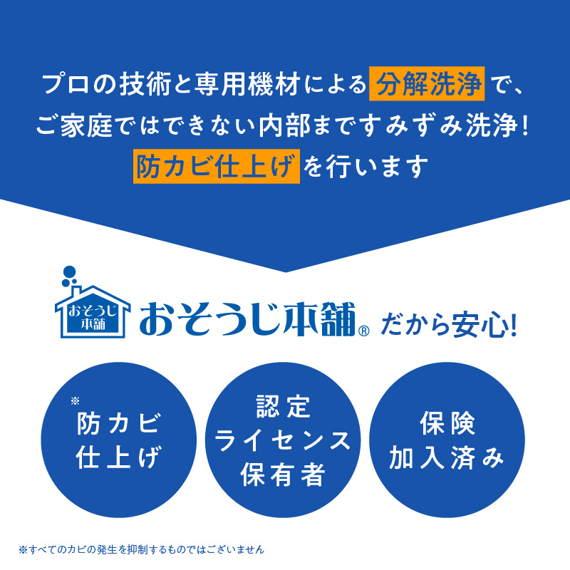 壁掛けエアコンクリーニング洗浄サービス（お掃除機能なし）【大分市内の住居限定】