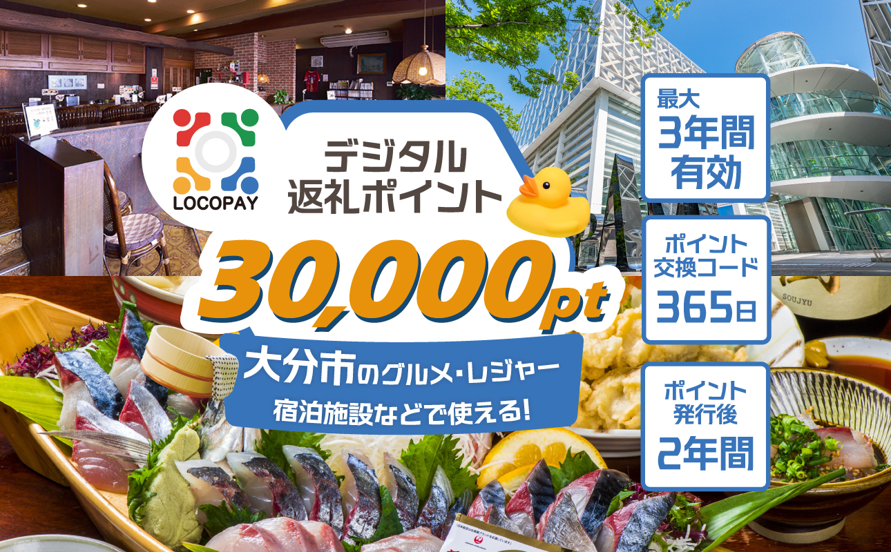 LOCOPAYデジタルポイント【30,000ポイント】