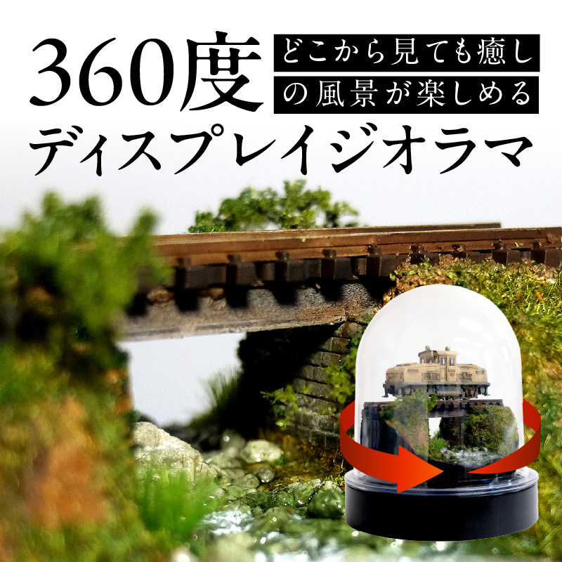 Nゲージ鉄道模型ディスプレイジオラマ 【ミニミニ橋梁】