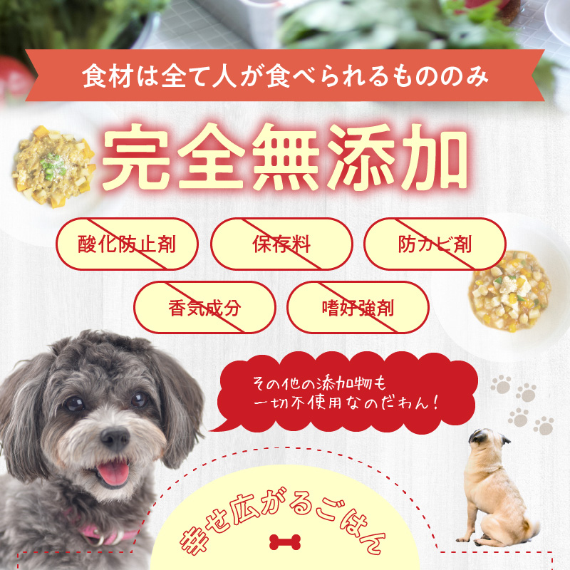 ドッグフード　無添加　お肉ごはん5点セット　【犬の手作りごはん】