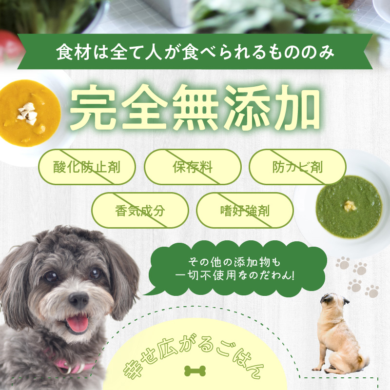 ドッグフード 無添加 水分補給4点セット【犬の手作りごはん】