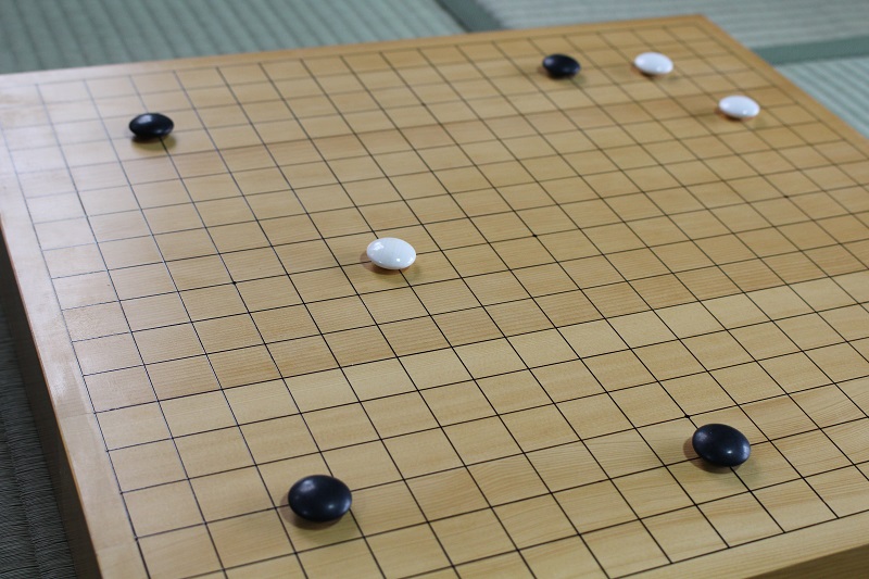 本榧二寸接卓上碁盤（板目）